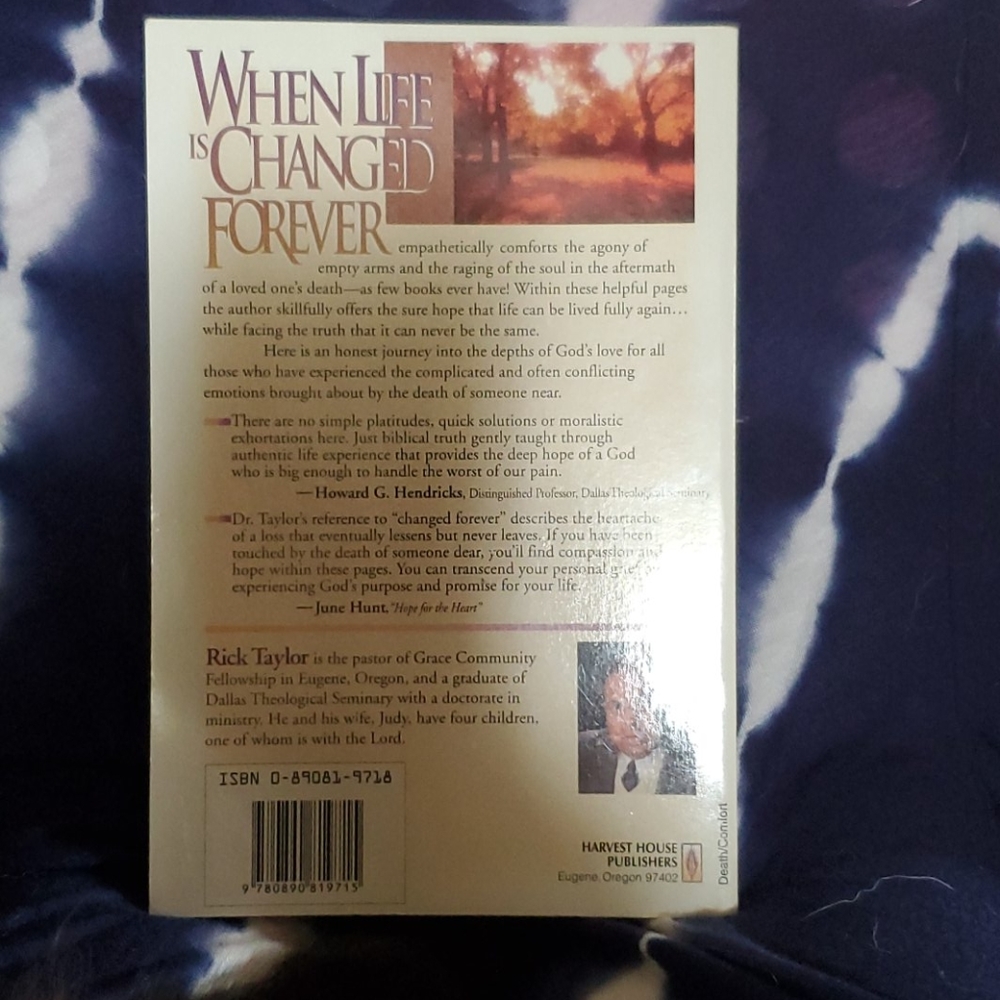 When Life Changed Forever Grief Death & Dying Self Help Recovery Book - Picture 3 of 4